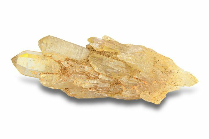 Smoky Citrine Crystal Cluster - Lwena, Congo #282870